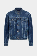 Dark Frosted Oversized Jean Jacket