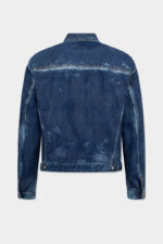 Dark Frosted Oversized Jean Jacket fd