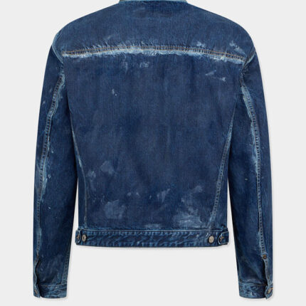 Dark Frosted Oversized Jean Jacket fd