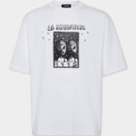 Wash Loose Fit Cartoon T Shirt